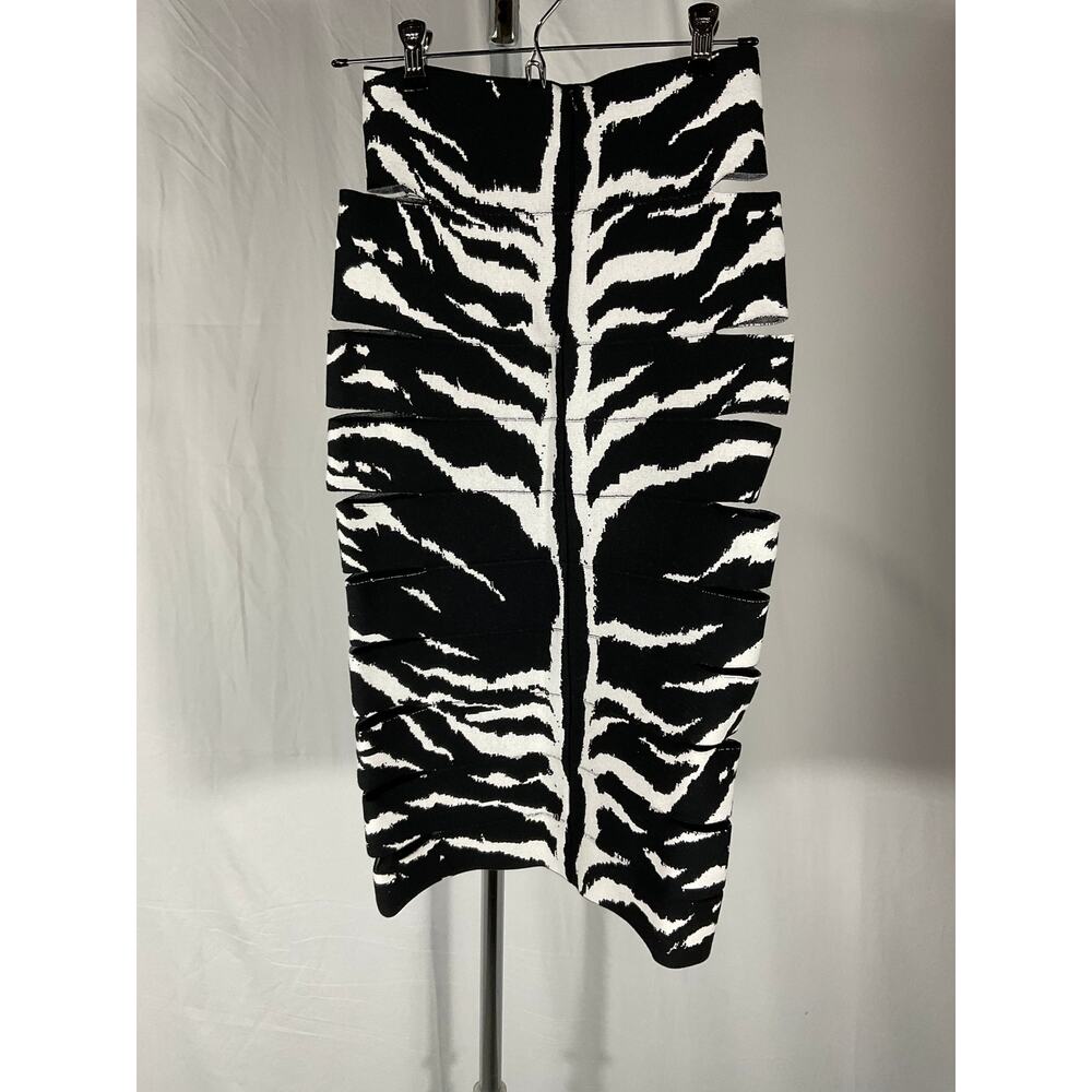Alaia 'Pencil' Black Viscose Skirt Size 36 - Picture 3 of 5